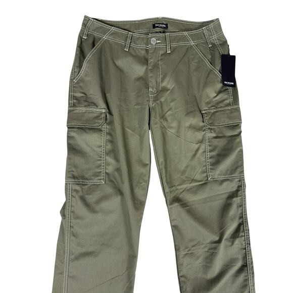 NWT True Religion Cargo Pants Men Army Green Size 34 - Picture 2 of 8